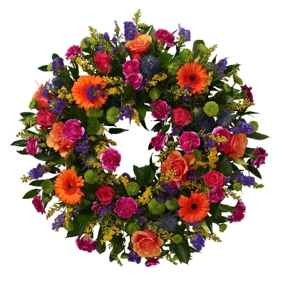 Bright Mixed Loose Wreath