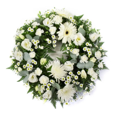 Wreath Loose White