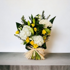 Yellow & White Tied Sheaf