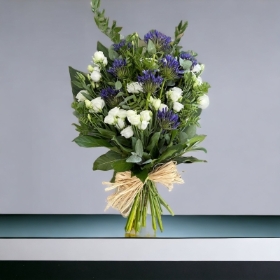 Blue & White Tied Sheaf