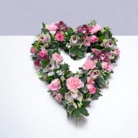 Pink Loose Open Heart