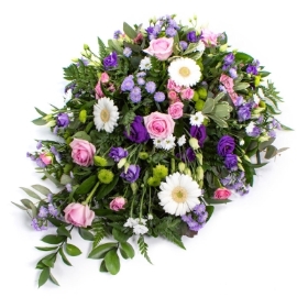 Pink Purple & Cream Single Ended Spray