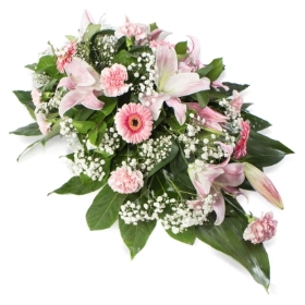 Pink & White Single Ended Spray