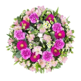Pink Loose Wreath